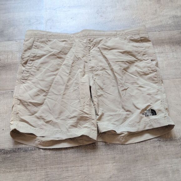 The North Face Mens S Flashdry Pull On Adventure Shorts Beige - Picture 1 of 8